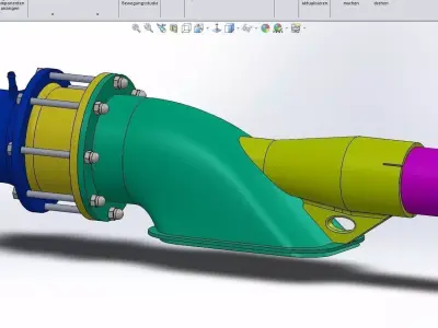 Water Jet drive 3D model