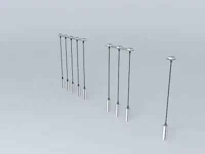 modern chandelier Free 3D model buy