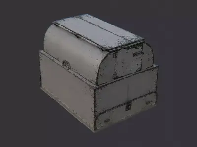 Dun Barracks Dumpster Exterior Low-poly 3D model