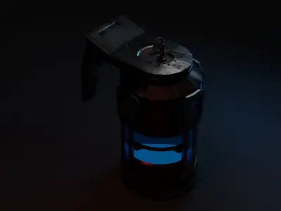 Sci- Liquid chamber Free low-poly 3D model