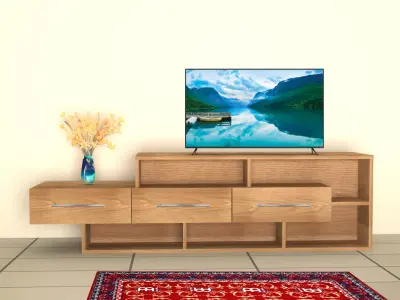 Modern TV Stand  Free 3D print model