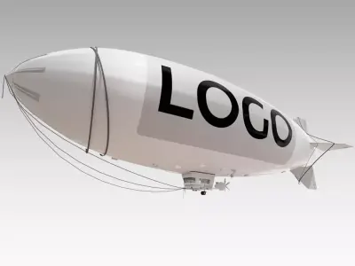 zeppelin 3D model