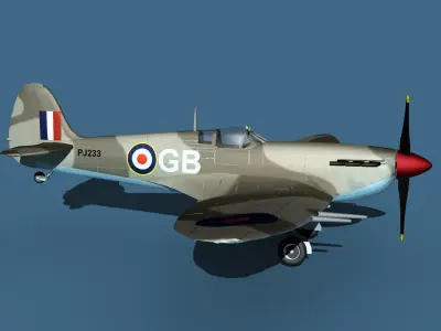Supermarine Spitfire MkVI V03 3D model