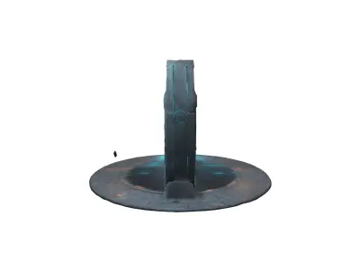 scifi portal door fantasy 3D model