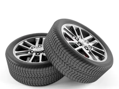 Toyota Hilux Wheel 3D model