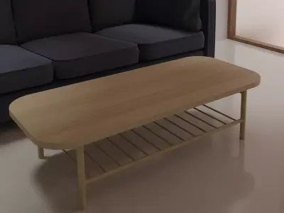 Coffee Table IKEA LISTERBY Free 3D model