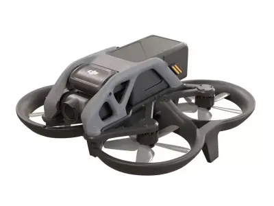 Dji Avata fpv drone Low-poly 3D model