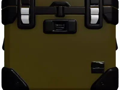 Rugged Tactical Storage Box 3D model