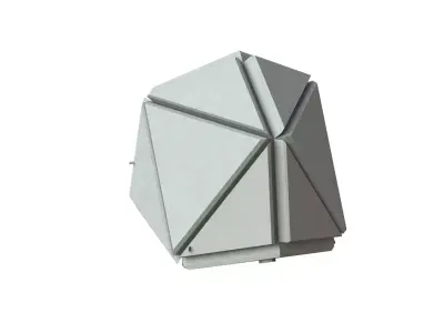 Sci Fi Object No 3484 Low Poly Low-poly 3D model