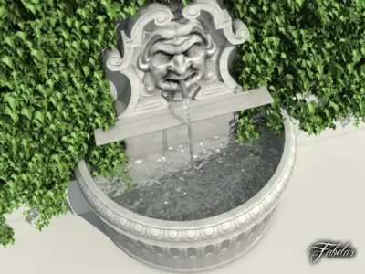 Fountain 09 3D model