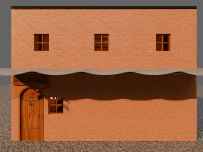 Medieval Armory Store 3D model