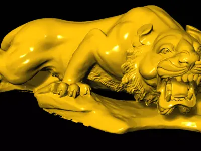 Tiger Free 3D print model