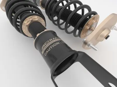 BC Racing coilovers 3D model
