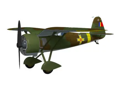 PZL P24e 3D model
