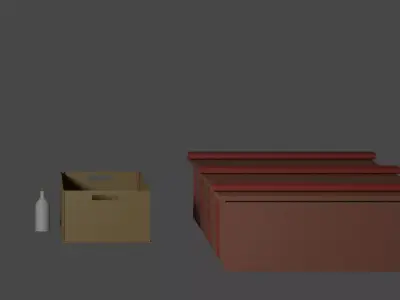 low poly tools basic bundle Free 3D model