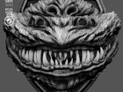 STAR WARS Nexu Portrait Bust 3D print model