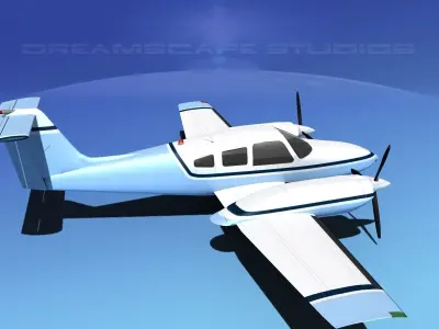 Piper Turbo Seminole V02 3D model
