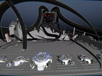 Creature Megapack 10 Rigged Creatures Plus Low-poly 3D model