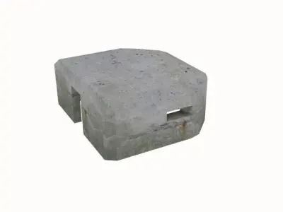 Old bunker Free low-poly 3D model