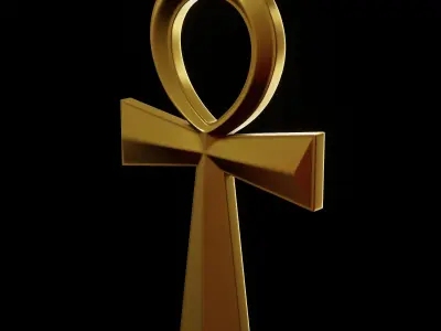 Ankh crux ansata Free 3D print model