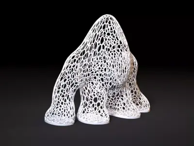 Yeti decor Free 3D print model