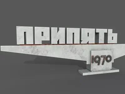 Stella Pripyat Low-poly 3D model