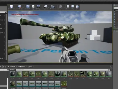 War Tank - Jungle Camouflage - Tanque de Guerra 3D model