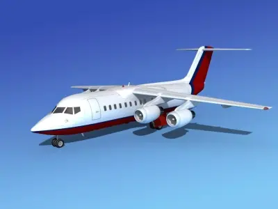 BAe 146-200 Corporate 2 3D model