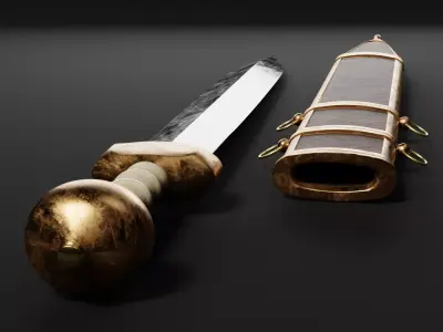 Roman Gladius 3D model