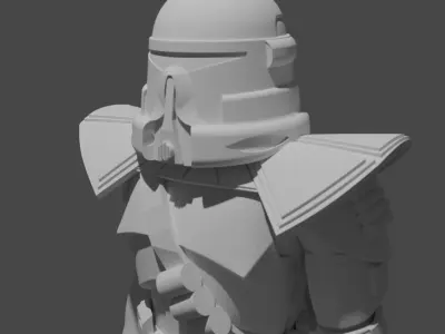 Clone Trooper - Elite Airbourne Unit 3D print model