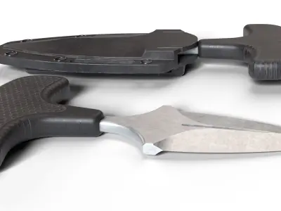 Cold Steel Safe Maker Dagger Low-poly 3D model