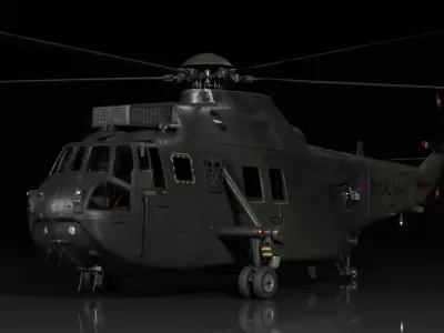 Westland Sea King HC4 Commando 3D model