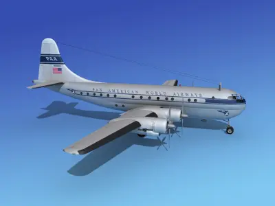 Boeing 377 Pan Am 1 3D model