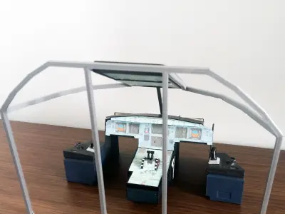 Airbus Simulator Mockup 1-12 scale 3D print model