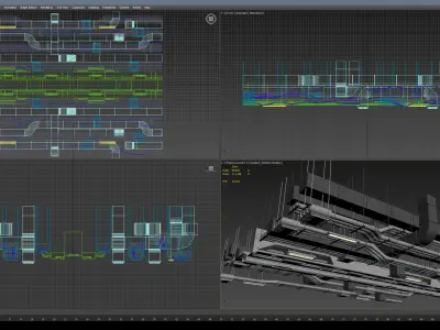Sci-Fi Kit Free 07 vent pipe Free low-poly 3D model
