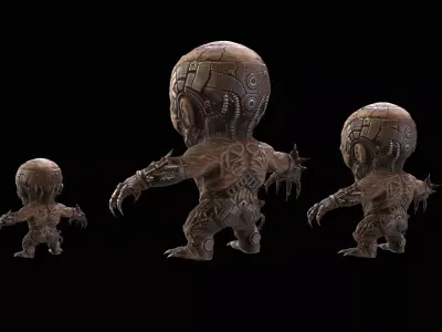 ChibiNecro2Pack2 Low-poly 3D model