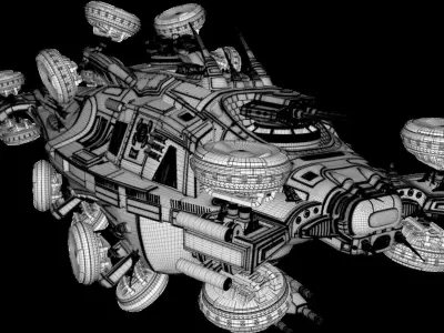 The Martix Ship Model 3D model