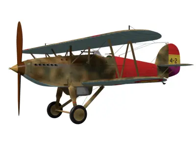 hawker fury 3D model