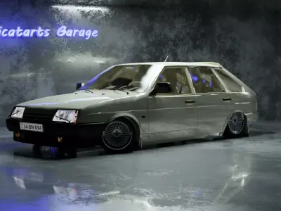 Lada vaz 2109 3D model