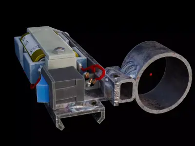 DIY collimator sight Free low-poly 3D model