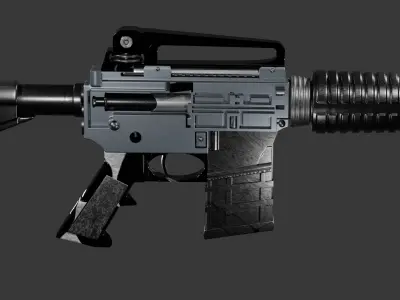 M4A1 Rifle High Quality 3D model