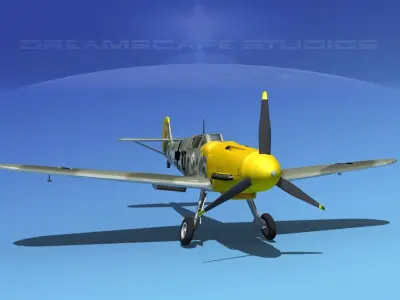 Messerschmitt BF-109 V03 3D model