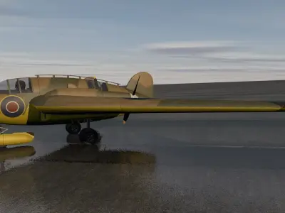 Handley Page HP-75 Manx 3D model