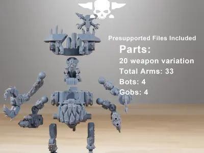 Gobs Pirates Bots 3D print model