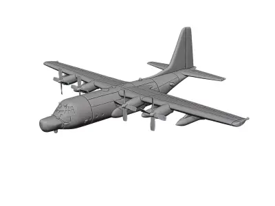 Lockheed MC-130H Combat Talon II 3D print model