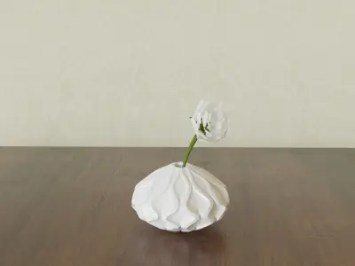 Vases Wave Free 3D model