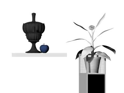 glass DECORE SET 00 Free 3D model