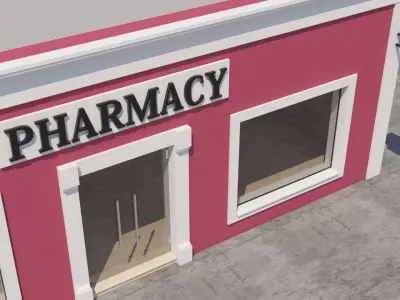 Mexican Pharmacy 3D model