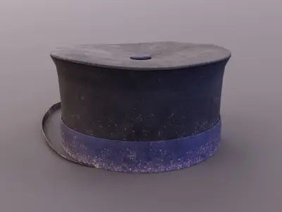 Royal Artillery Cap Low-poly 3D model