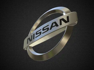nissan logo 3D model